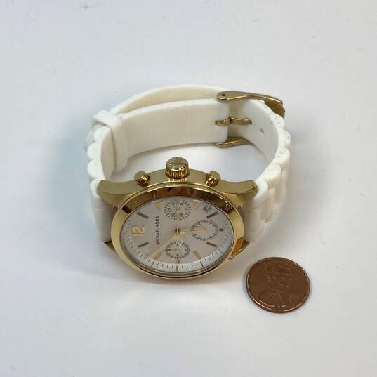 Designer Michael Kors MK5406 Gold-Tone Chronograph Analog Wristwatch image number 3