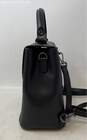 Cielo Celeste Womens Black Leather Book Backpack Mini Size image number 6