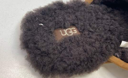 UGG 1101324 Scuff Logo Brown Suede Slide Slippers Men's Size 8 image number 7