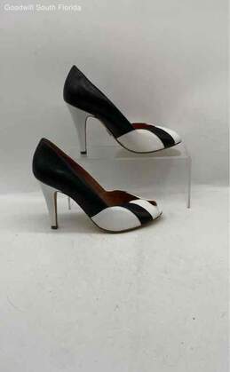 Vero Cuoio Womens White Black Heels Size 6.5 alternative image