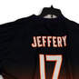 Mens Blue Orange Chicago Bears Alshon Jeffery #17 Football Jersey Size 40 image number 4