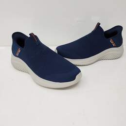 Skechers MN's Wide Width Blue Slip Ins Size 7.5 alternative image