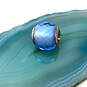 Designer Pandora S925 ALE Sterling Silver Blue Petite Facets Beaded Charm image number 1