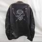 First Racing Black Padded Skull Design Zip Up Motorcycle Jacket NWT Size 5X image number 2