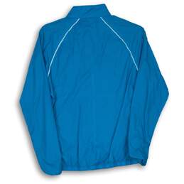 Women's Adidas Blue Windbreaker Jacket Size S alternative image