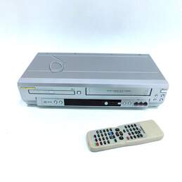 Sylvania SRD3900 Combo VHS VCR DVD Player Recorder With Remote & Manual