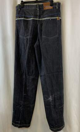 FUBU Unisex Adults Black Fat Albert High Rise Denim Straight Leg Jeans Size 34 alternative image