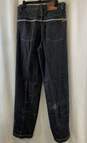 FUBU Unisex Adults Black Fat Albert High Rise Denim Straight Leg Jeans Size 34 image number 2