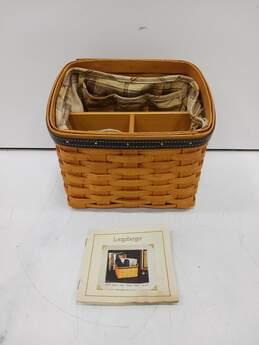 Vintage 2002 Longaberger Father's Day Daddy's Caddy Basket