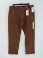 Dockers Men's Cotton Alpha Khaki Slim Tapered Pants Brown Size 36/29 w/ Tags image number 1