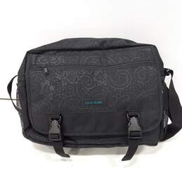 Dakine Black Floral Carly 15L Laptop Messenger Bag