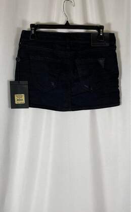 NWT True Religion Womens Black Button 5 Pockets Design Mini Skirt Size 26 alternative image