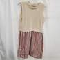 Zara Women's Multicolor Striped Skirt Knit Top Sleeveless Dress Size L image number 1
