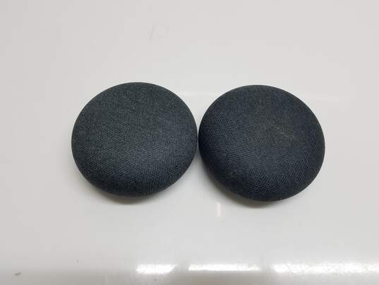 Lot of Two Google Home Mini Speakers image number 1