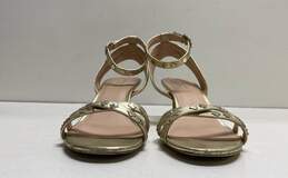 Kate Spade Selma Gold Ankle Strap Heeled Sandals Women's Size 9M alternative image