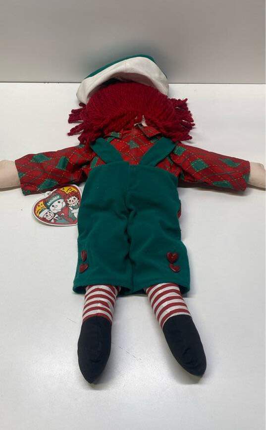 Snowden Raggedy Ann And Andy 1998 Christmas Jumbo Dolls 24 Inch Lot Of 2 image number 5