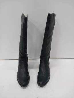Calvin Klein Taylie Leather Knee-High Riding Style Boots Size 8M alternative image