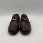 NWT Chaps Mens 96-26852 Brown Leather Moc Toe Lace-Up Oxford Dress Shoes Sz 10W image number 4