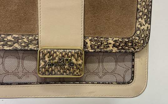 COACH C3756 Alie Tabby Signature Canvas Leather Crossbody Bag image number 7