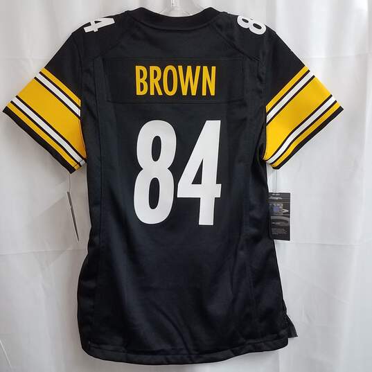 Women's NFL Pittsburg Steeler's Antonio Brown #84 Jersey Size S NEW image number 2