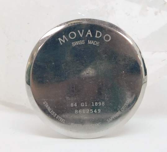 Movado Swiss Quartz 7 Jewel Sapphire Crystal Men's Watch 99.2g image number 8