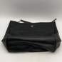 Tory Burch Womens Black Gold Semi Chain Strap Inner Zipper Pocket Tote Handbag image number 1