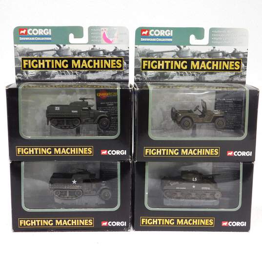 Corgi Fighting Machines Willy's MB M3 Half Track Pacific War Sherman Tank IOB image number 1