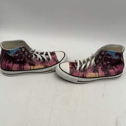 Converse Womens Sneaker Shoes All Star Palm Tree Beach Sunset Multicolor Size 10 alternative image
