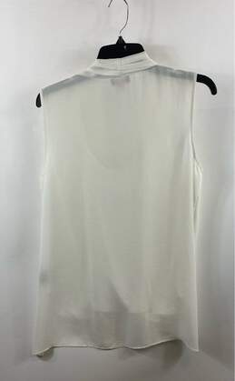 Vince Camuto Womens White Deep V-Neck Sleeveless Pullover Tank Top Size Medium alternative image