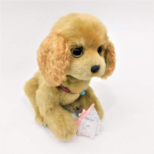 Artist Handmade Posable Puppy Cocker Spaniel Stuffed Animal image number 1