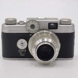 Argus C-Four C4 35mm Camera w/ Cintar 50mm f/2.8 Lens w/ Leather Case