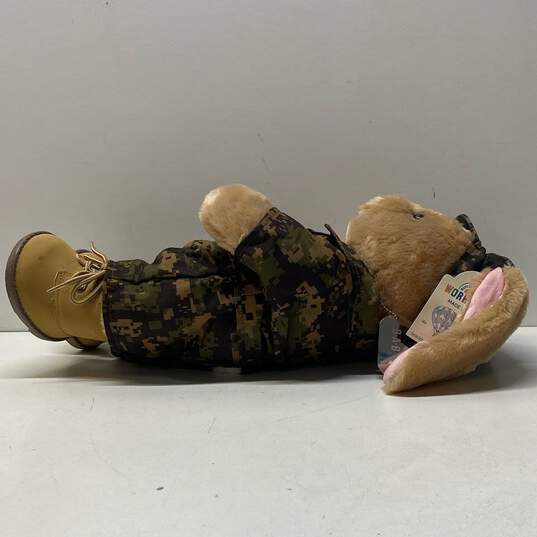 Build A Bear Plush 18" Rabbit In Army Camouflage image number 3