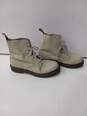Dr. Martens Women's Pascal Beige Leather Boots Size 10 image number 3