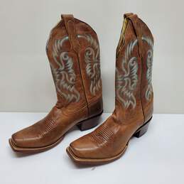 Nocona Boots Women's Leather Old West Size 8 B Square Toe alternative image