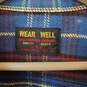 Vintage Working Goods Co. Wear Well Blue Plaid Long Sleeve Shirt Size 4 (XL) image number 2
