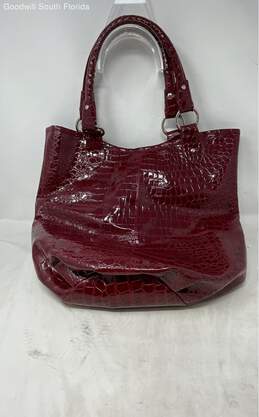 Country Chic By Alist Womens Burgundy Purse Large Size