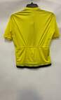 NWT PRZM Womens Yellow Back Pockets Full-Zip Athletic Cycling Jersey Size M image number 2