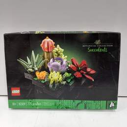Lego Botanical Collection Succulents Building Set #10309