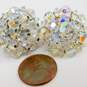 Vintage Laguna Aurora Borealis Crystal Necklaces & Clip On Earrings 126.4g image number 2