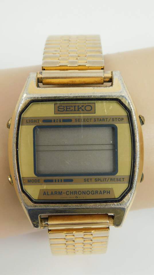 Buy the Vintage Seiko Alarm Chronograph A904-5199 Digital Men's | GoodwillFinds