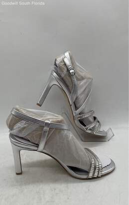 Naturalizer Womens Silver Heels Size 8.5W alternative image