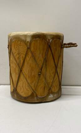 Unbranded Wooden and Animal Skin Drum alternative image
