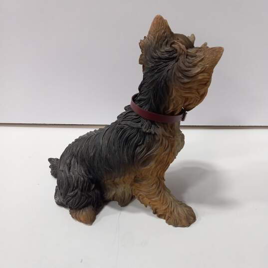 13" Yorkshire Terrier Dog Statue image number 2