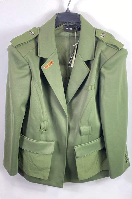 Adidas Ivy Park Women Green Twill Suit Jacket 1X image number 1