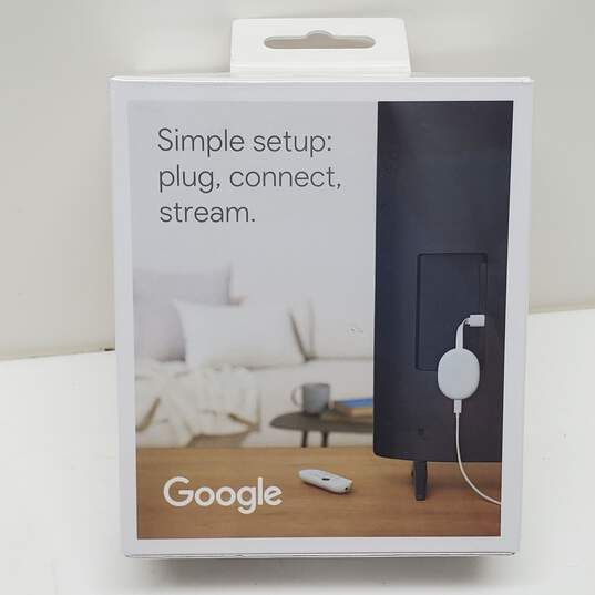Google Chromecast with Google TV 1080p HDR HD/Snow SEALED image number 2
