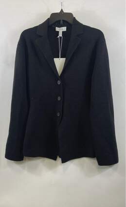 NWT COS Womens Black Wool Long Sleeve Single Breasted Blazer Size X Small