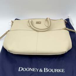 Dooney & Bourke And Guess Womens White Satchel Handbag With Blue White Wallet