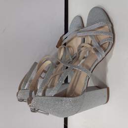 Women's Silver Heels Size 7.5