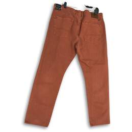 NWT Lucky Brand Mens Red Denim 121 Heritage Slim Straight Leg Jeans Size 38 alternative image