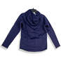 NWT Womens Navy Blue Long Sleeve Hooded Pullover T-Shirt Size Small image number 2